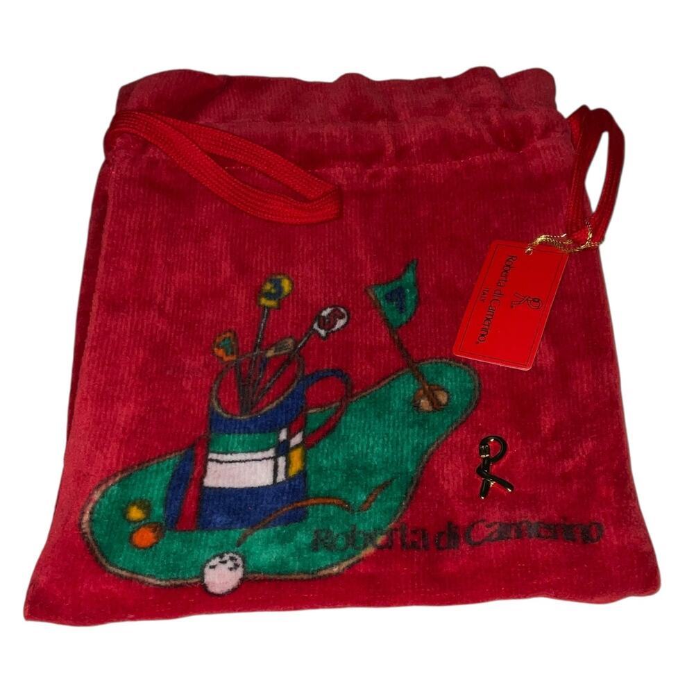 Roberta Di Camerino Velvet Pouch Bag NWT - Picture 11 of 12